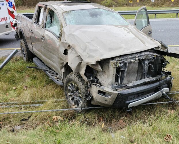 Pickup truck rolls over on Route 15 | News, Sports, Jobs - Williamsport ...